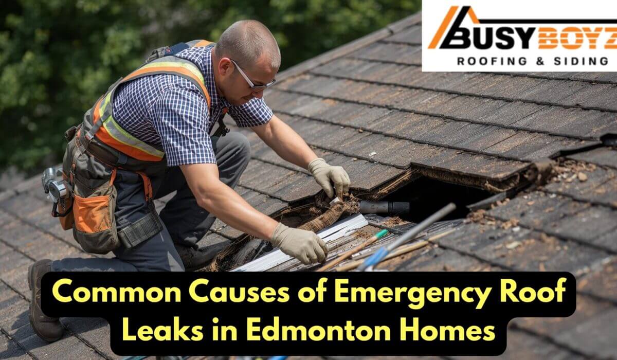 Causes of Emergency Roof Leaks in Edmonton
