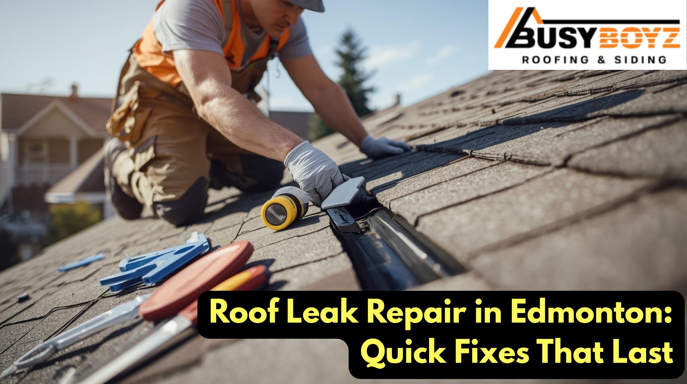 Roof Leak Repair in Edmonton: Quick Fixes That Last