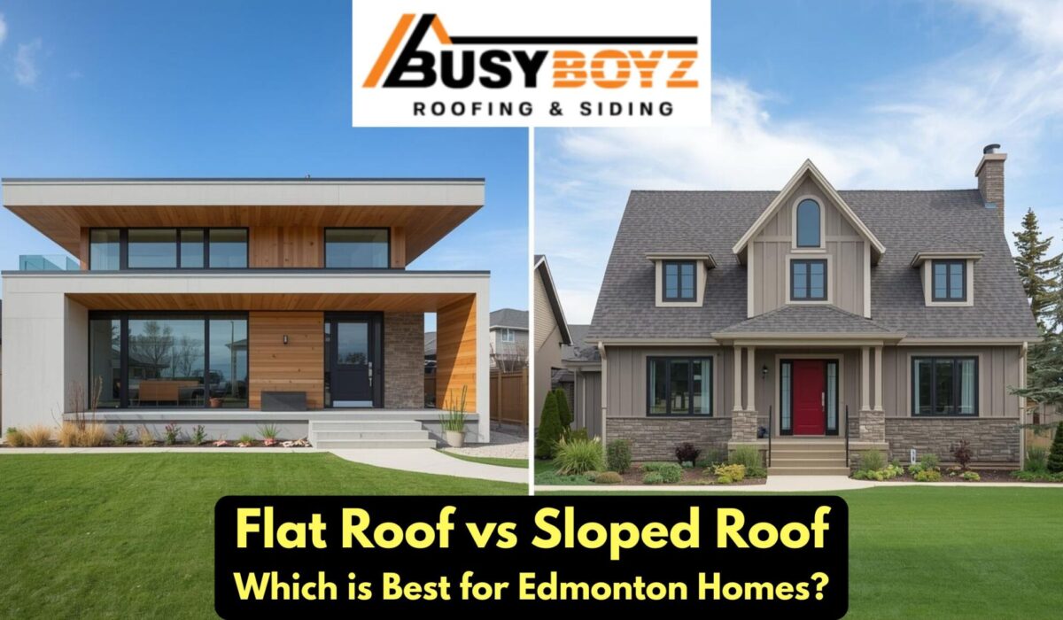 Flat Roof VS Sloped Roof
