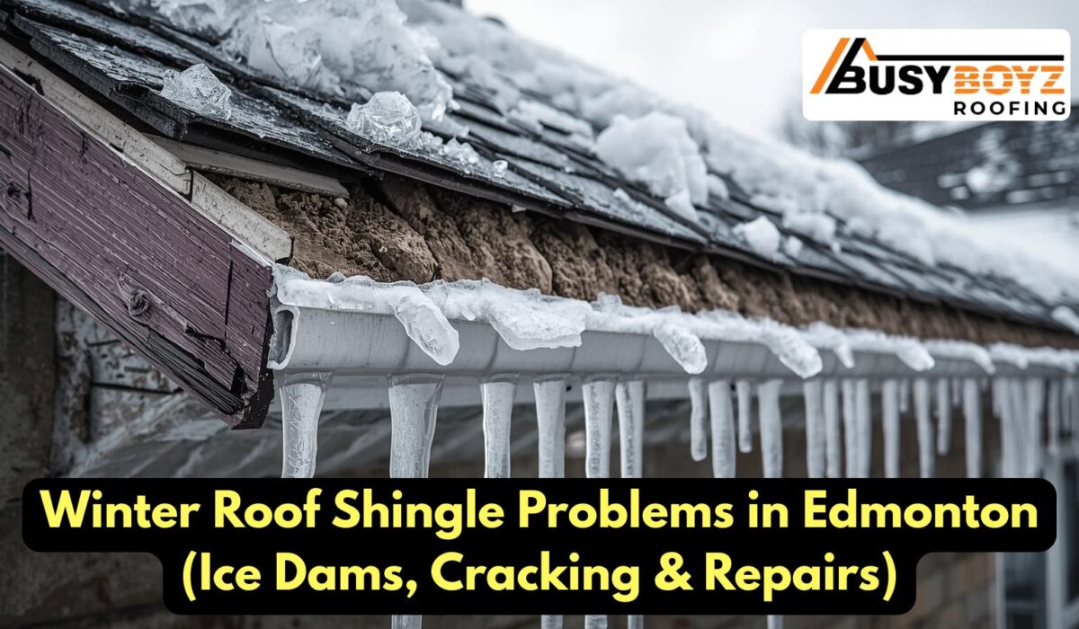 Roof Shingles Edmonton winter ice dam damage