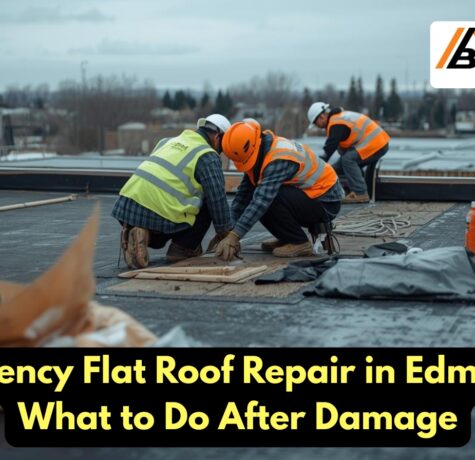 Emergency Flat Roof Repair in Edmonton