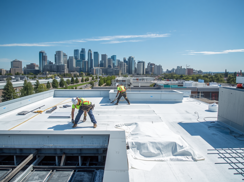 Flat Roof Installation Edmonton