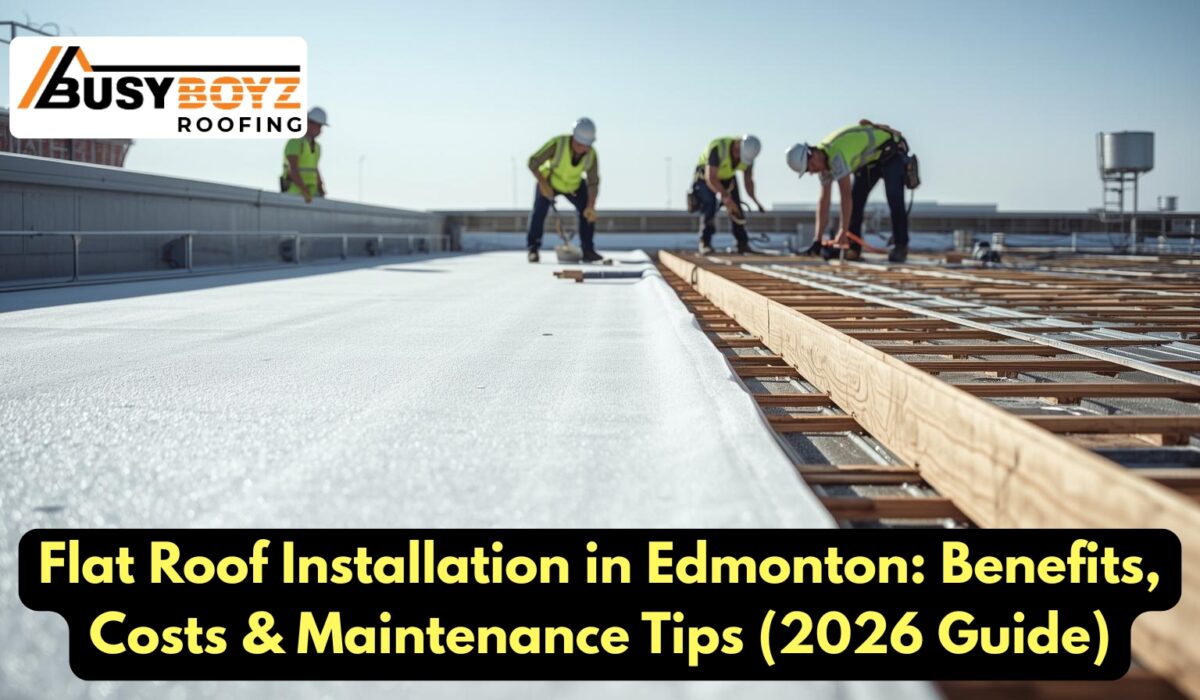Flat Roof Installation in Edmonton