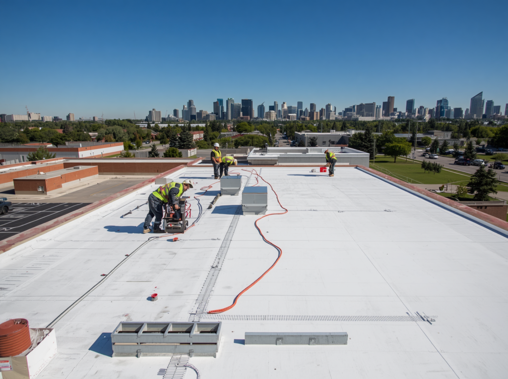 Flat Roof Replacement Edmonton