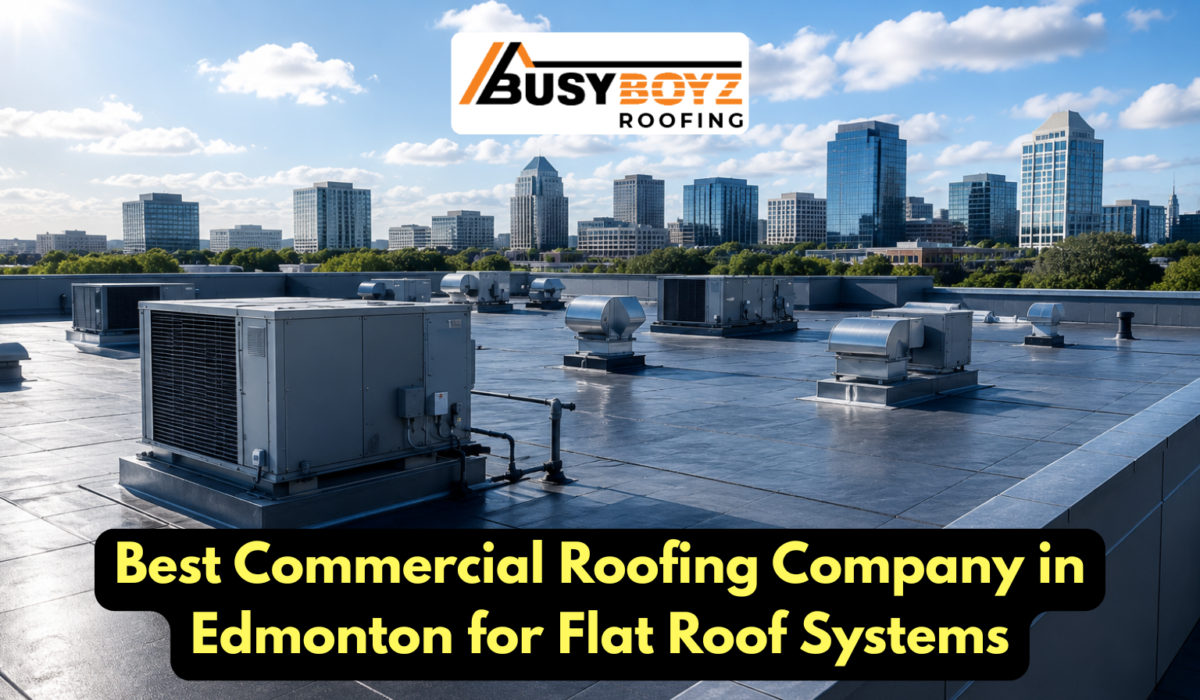 Best Commercial Roofing Company in Edmonton for Flat Roof Systems