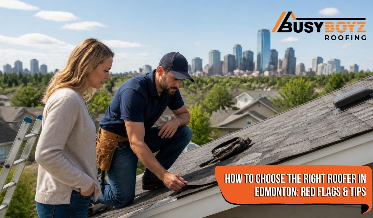 choose the right roofer in Edmonton