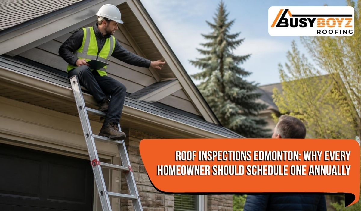 Professional roof inspections in Edmonton for annual home maintenance