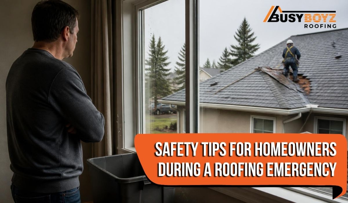 Roofing emergency safety tips for Edmonton homeowners